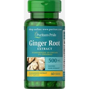 Puritan's Pride Ginger Root 500mg By 60